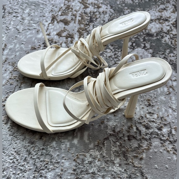 Brand new! Zara leather strap heels - Picture 10 of 12